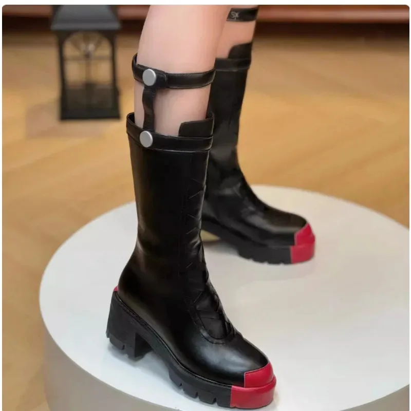 2025 22 لعبة Zenless منطقة صفر كورين ويكس تأثيري أحذية سوداء برقبة حفلة الهالوين النساء لعب الأدوار فتاة أحذية معرض كوميدي عالية #1