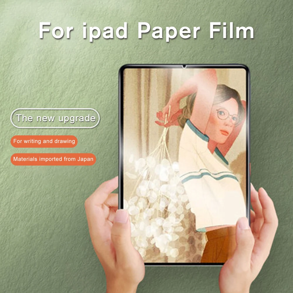 

For Apple iPad Pro 13 11 2024 Matte PET Painting Write Computer Screen Protector For iPad Air 13 11 6th Gen Writing Paper Film ﻿