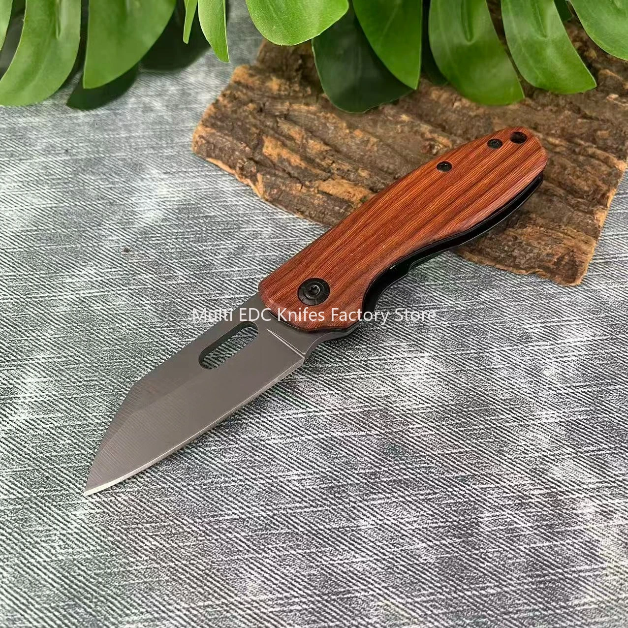 

5Cr13Mov лезвие охотничий открытый Jackknife карманный складной нож кемпинг тактический нож для фруктов цветная деревянная ручка папка для выживания