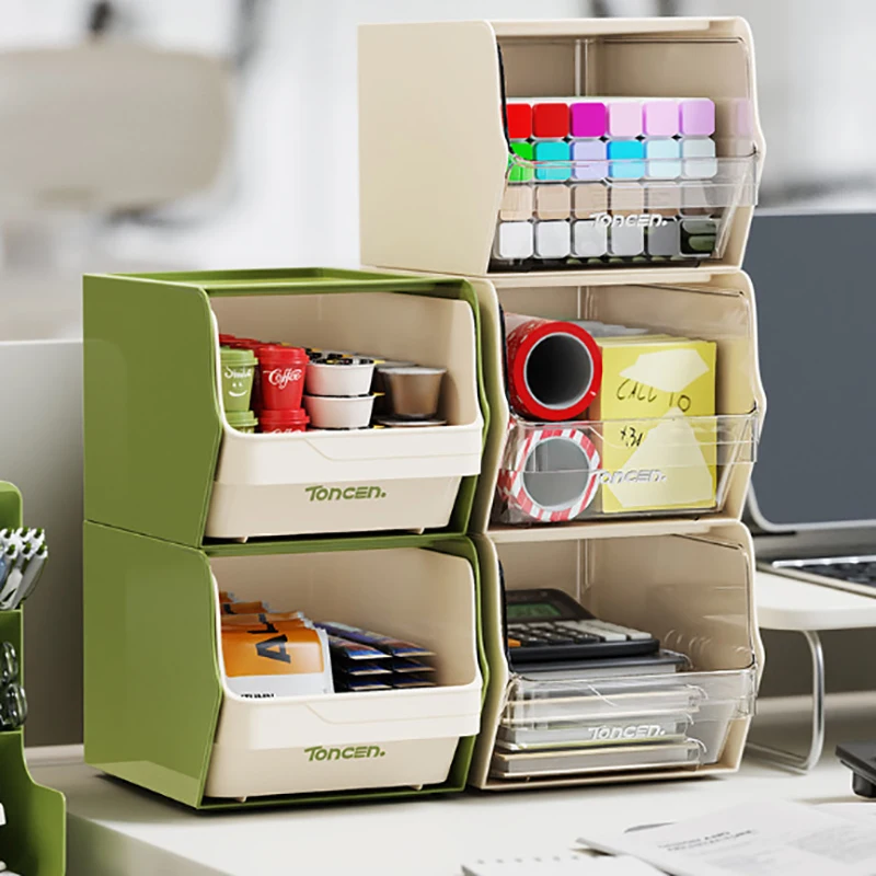 Ins Coffee Capsule Storage Box Creative Coffee Tea Bag Organizer Desktop Sundries Shelf For Stationery Cosmetics