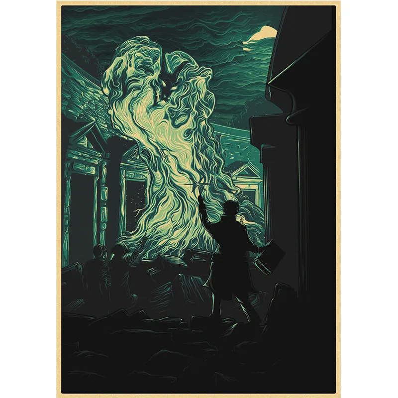 Magical Animal Posters Movie Poster Kraft Paper Posters Wall Art Canvas Painting S For Living Room Decor