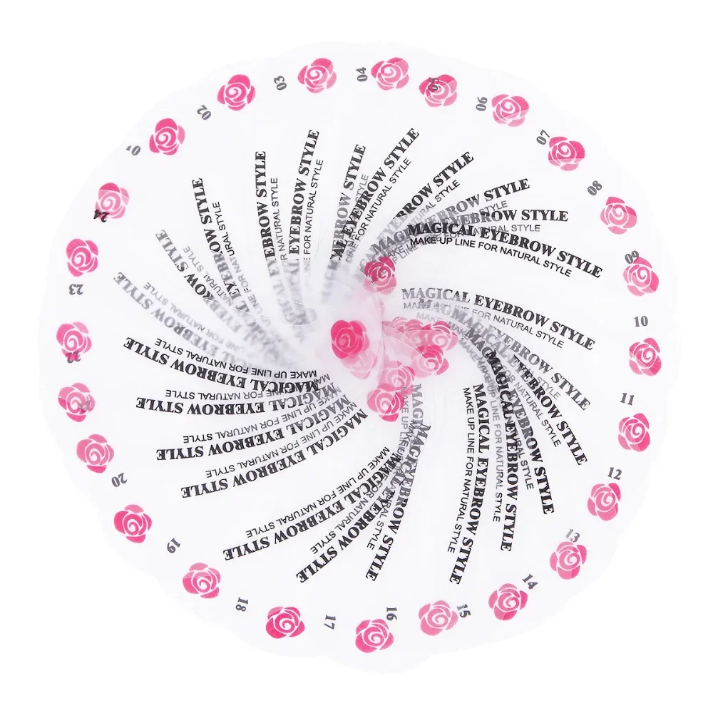 3/4 Stuks Herbruikbare Wenkbrauwstencil Set Wenkbrauw DIY Tekening Gids Styling Vormgeven Grooming Sjabloon Kaart Gemakkelijk Make-up Beauty Kit