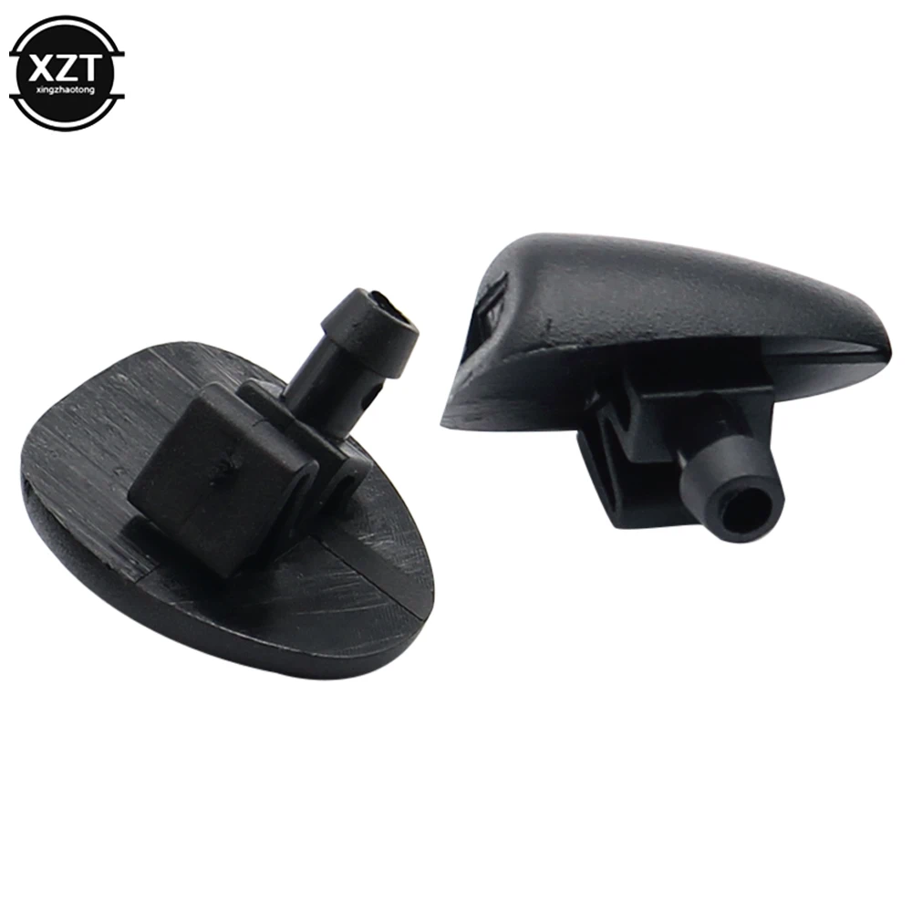 2Pcs Front Windshield Wiper Washer Jet Nozzle For Peugeot 206 206+ 407 6438J2 6438E6 6438AV 6438W2 6438Z1 Glass Spray Accessory