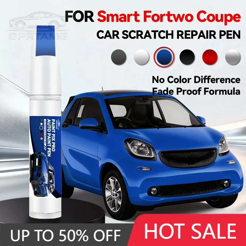 Vehicle For Exclusive Use Car Paint Repair Pen For Smart Fortwo Coupe Paint Scratch Repair Accessories White LY9L Black LY9B Gra