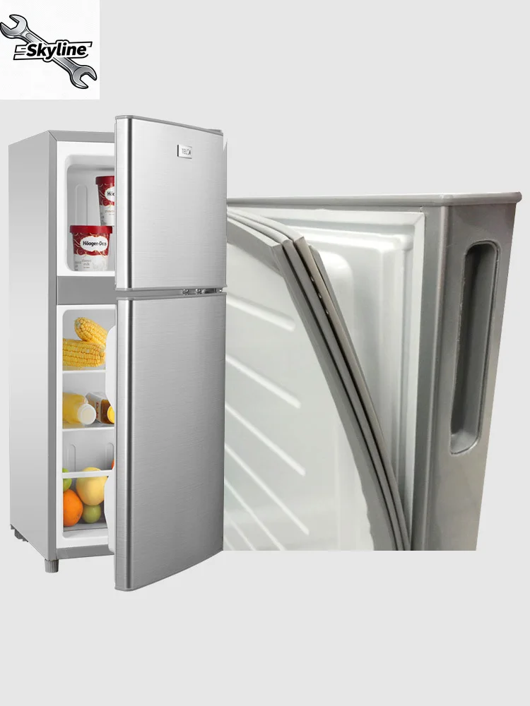 Suitable for Haier Meiling Midea Rongsheng Swan Samsung Refrigerator Door Seal Adhesive Strip Magnetic Door Seal Adhesive Ring