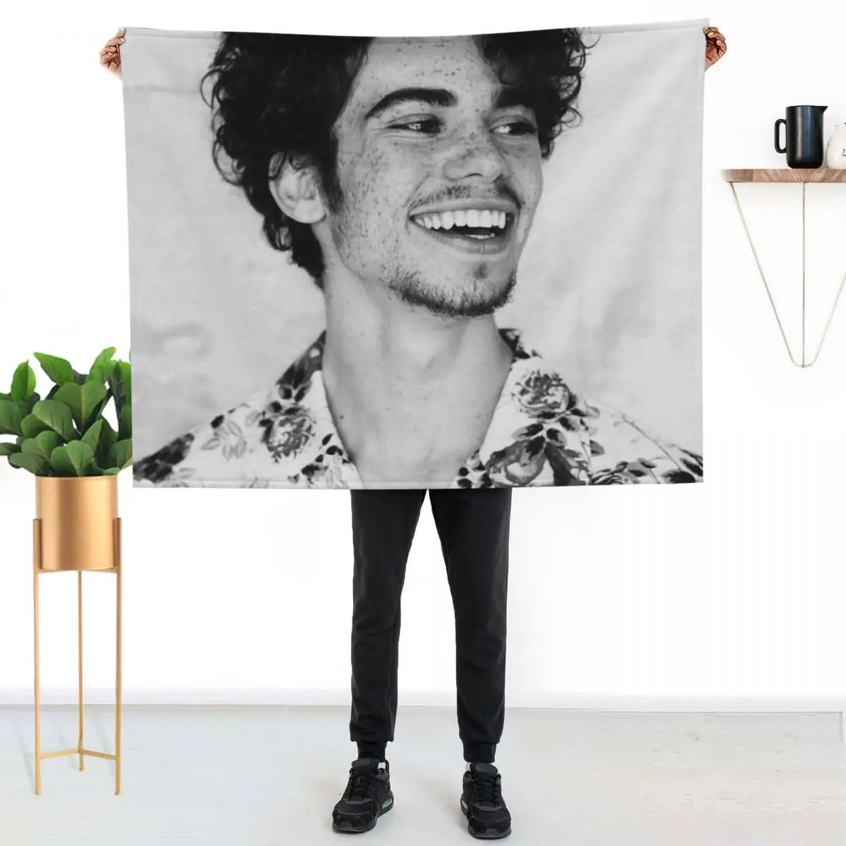 Cameron Boyce Throw Blanket Beautifuls Retros Luxury Brand Custom Bed linens Softest Blankets