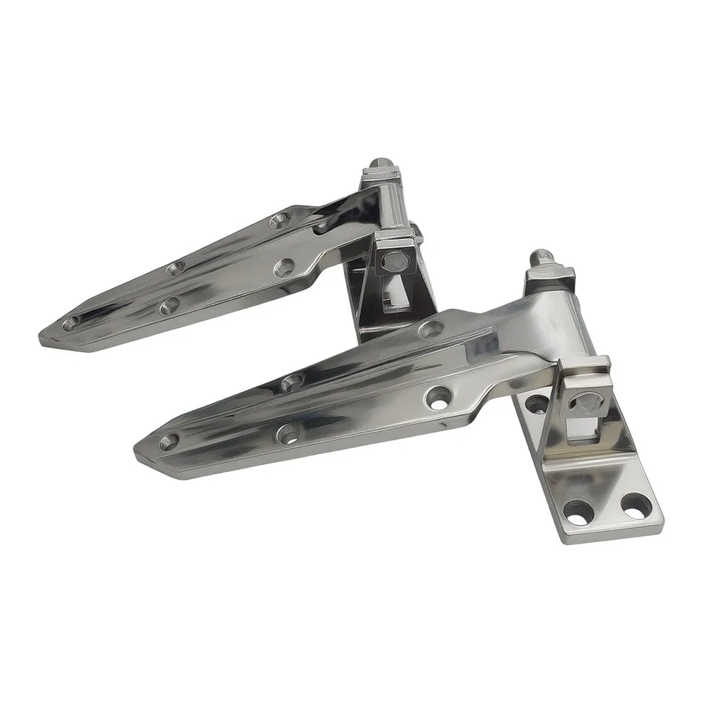 Zinc Alloy Hinge 10 Inch Adjustable Design for Cold Storage Door Assembly in Food Processing and Distribution Facilities