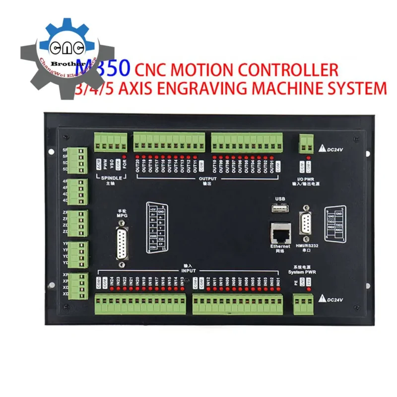 CNC Ddcs-expert 3/4/5 Axis Offline Controller instead of  Ddcsv3.1 1mhz G-code Support Closed Loop Stepper/atc   Estop handwheel