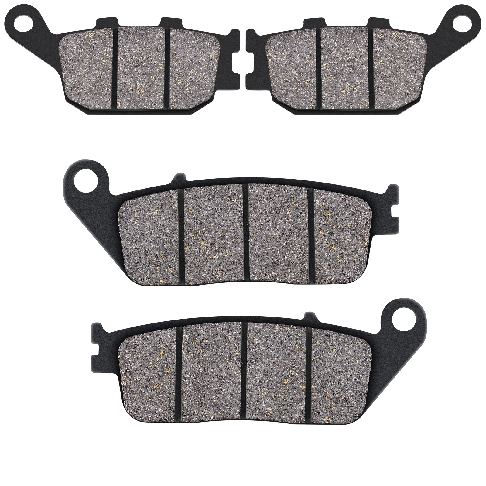 AHL Motorcycle Front and Rear Brake Pads for HONDA VT1100C2 VT 1100 C2 Shadow Sabre 2000-2007 Bikes Brake Pad Kit