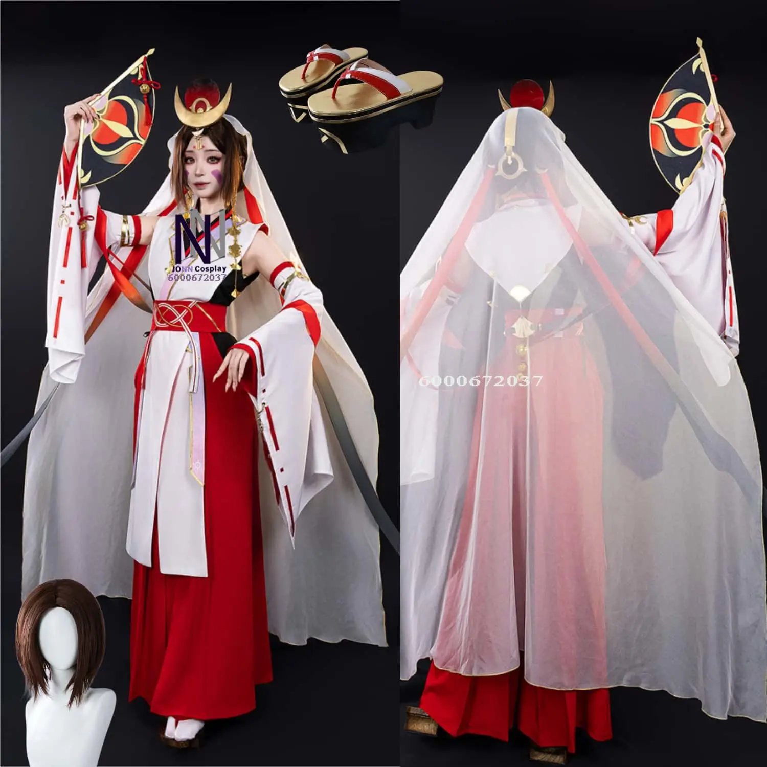

Hot Manga Cosplay Costume Anime Nohara Rin Role Playing High Quality Clothes Red Uniform for Women Adult Comic Con Party Suit