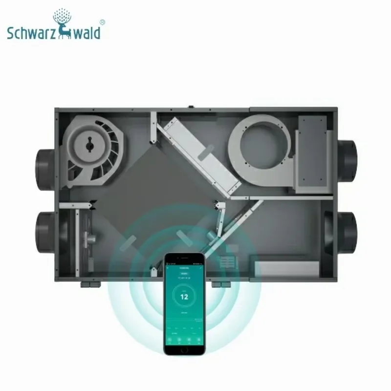 بيع المصنع مباشرة نظام تهوية مروحة الهواء النقي HAVC يزيل جزيئات الهواء والدخان