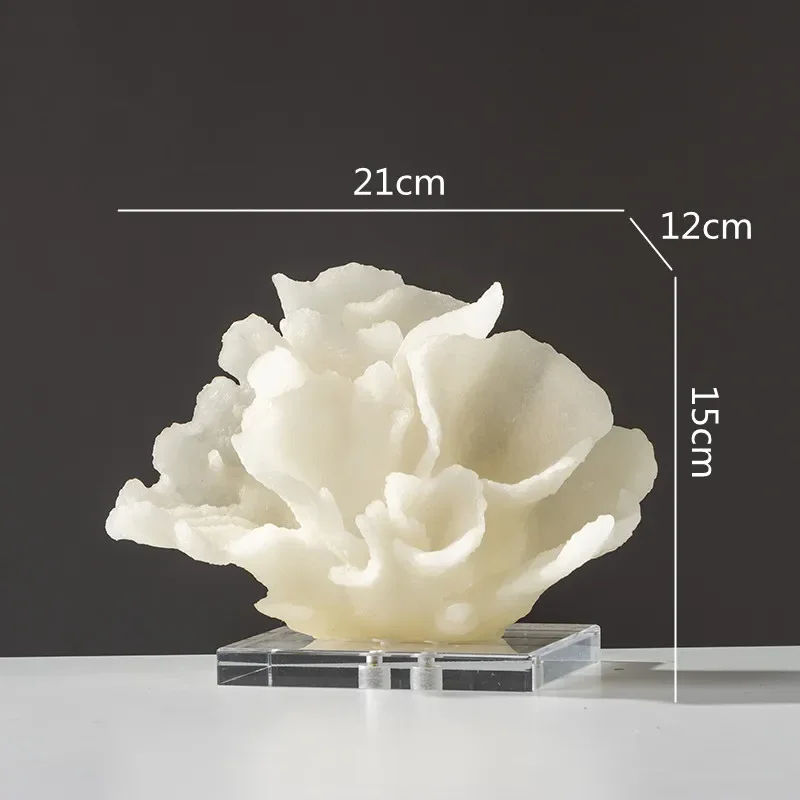 Colorful Coral Resin Sculpture 9