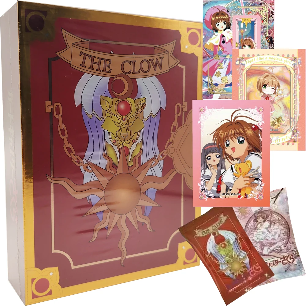 Magical Girl Anime Cardcaptor Sakura 25 Anniversary Collection Cards Cartoon Q-version High-definition Characters Creative Card