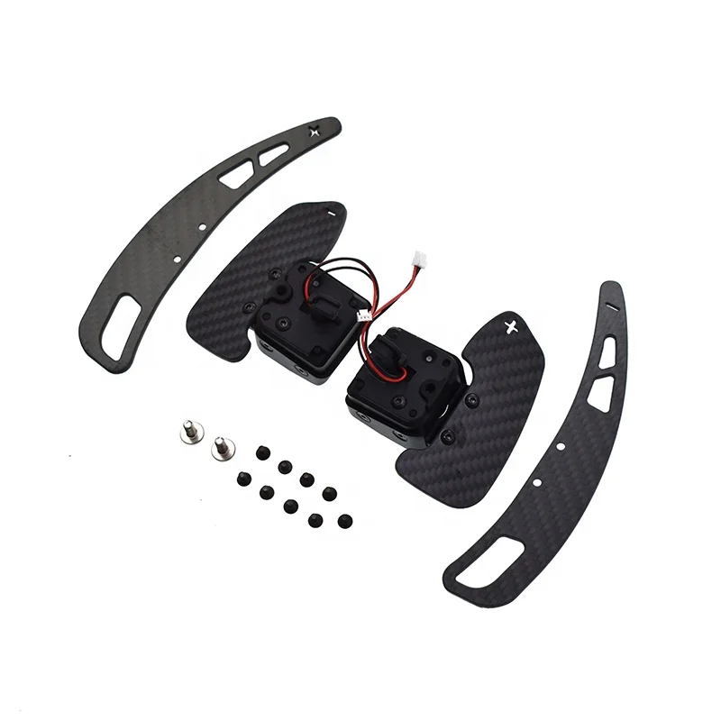 SYPES New Magnetic Carbon Fiber Paddle Shifter Podium Advanced Paddle Module For B9 A3 A4L A5 A7 Q5L Steering Wheel Paddle