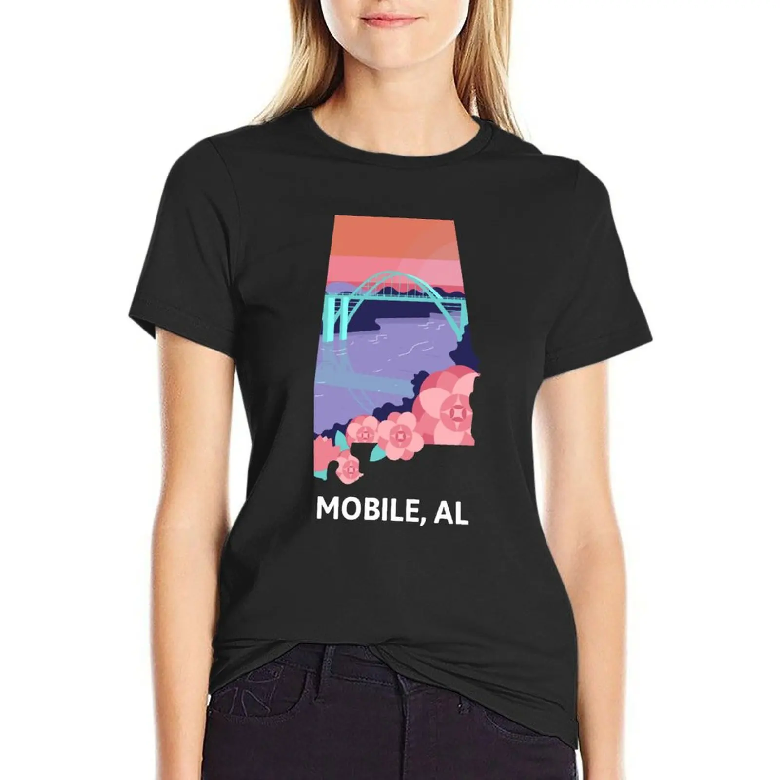 Mobile, AL T-Shirt female customizeds white t shirts for Women