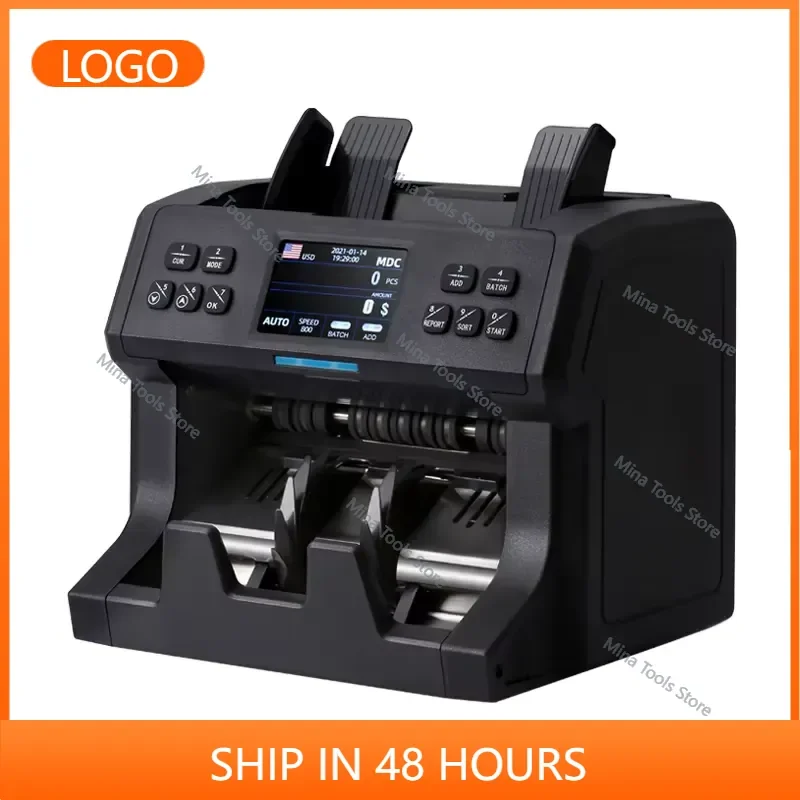 New Portable Automatic Money Counter Multicurrency Detector Bill Counter Machine