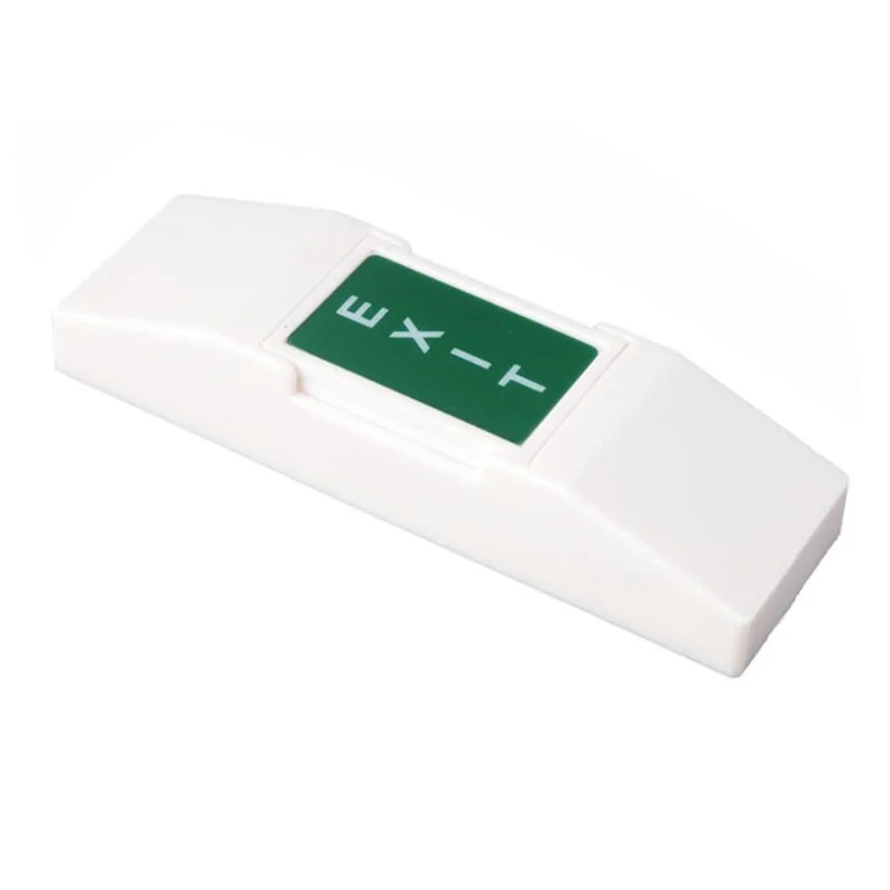 

【HASD】COM NC NO Output 10Pcs Mini Exit Button Push Switch Access Control System With Bottom Box English Label