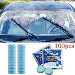 Solid Cleaner Car Windscreen Cleaner Effervescent Tablet Auto Wiper Glass Solid Cleaning Concentrated Tablets Detergent