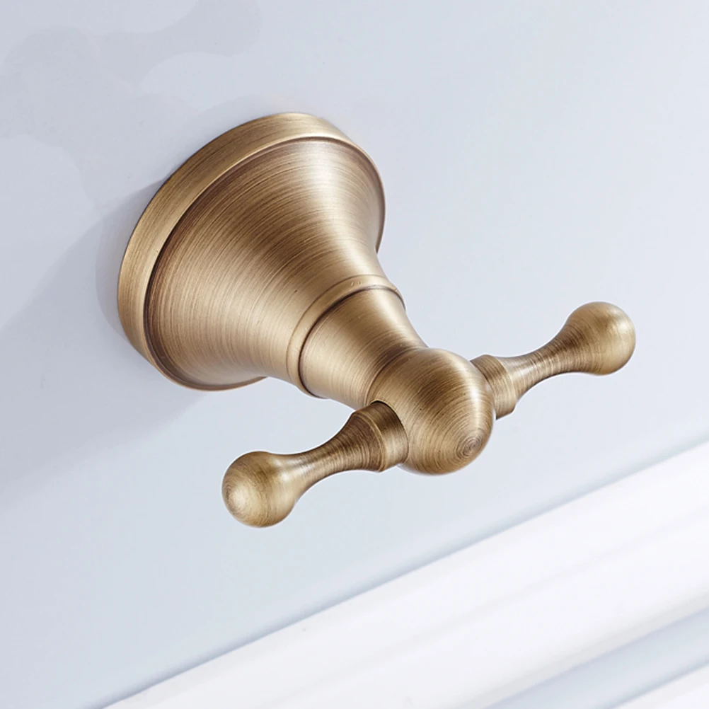 

European Coat Hook Stylish Brass Kitchen Bathroom Clothes Hooks Space Saver Durable Home Accessories Wall Mount