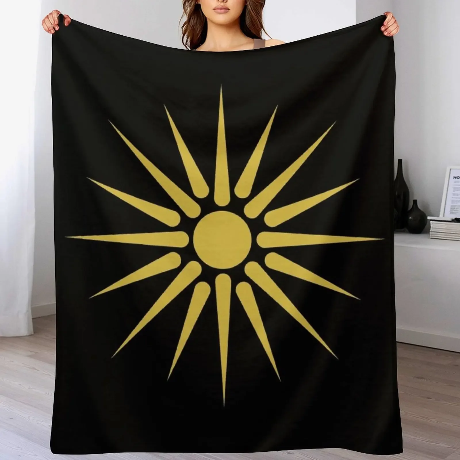 

Vergina Star Throw Blanket decorative Thermal Travel Baby Blankets