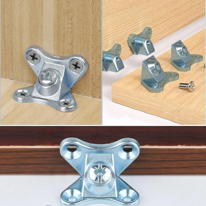 

20 Pcs Removable Butterfly Corner Code Corner Brace for Closet Cabinet Wardrobe