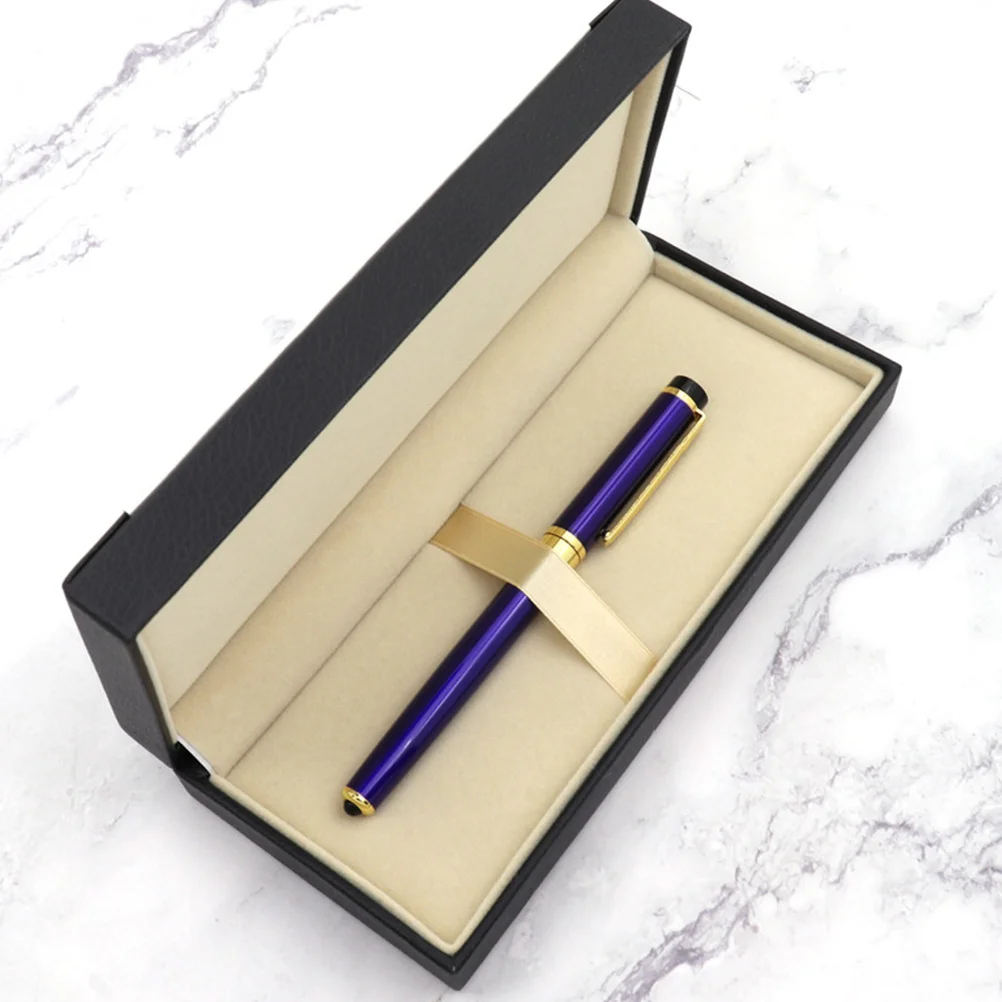 علبة أقلام رقيقة صندوق هدايا مضاد للخدش حامل قلم حبر منظم عملي لأحداث الأعمال المدرسية المكتبية