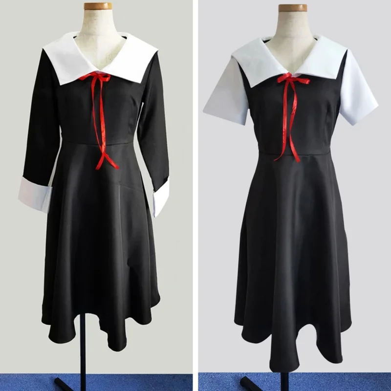 Anime Kaguya-Sama: Love Is War Cosplay Shinomiya Kaguya Fujiwara Chika Costumes Uniform Wig Women Girls Dress Halloween Costume