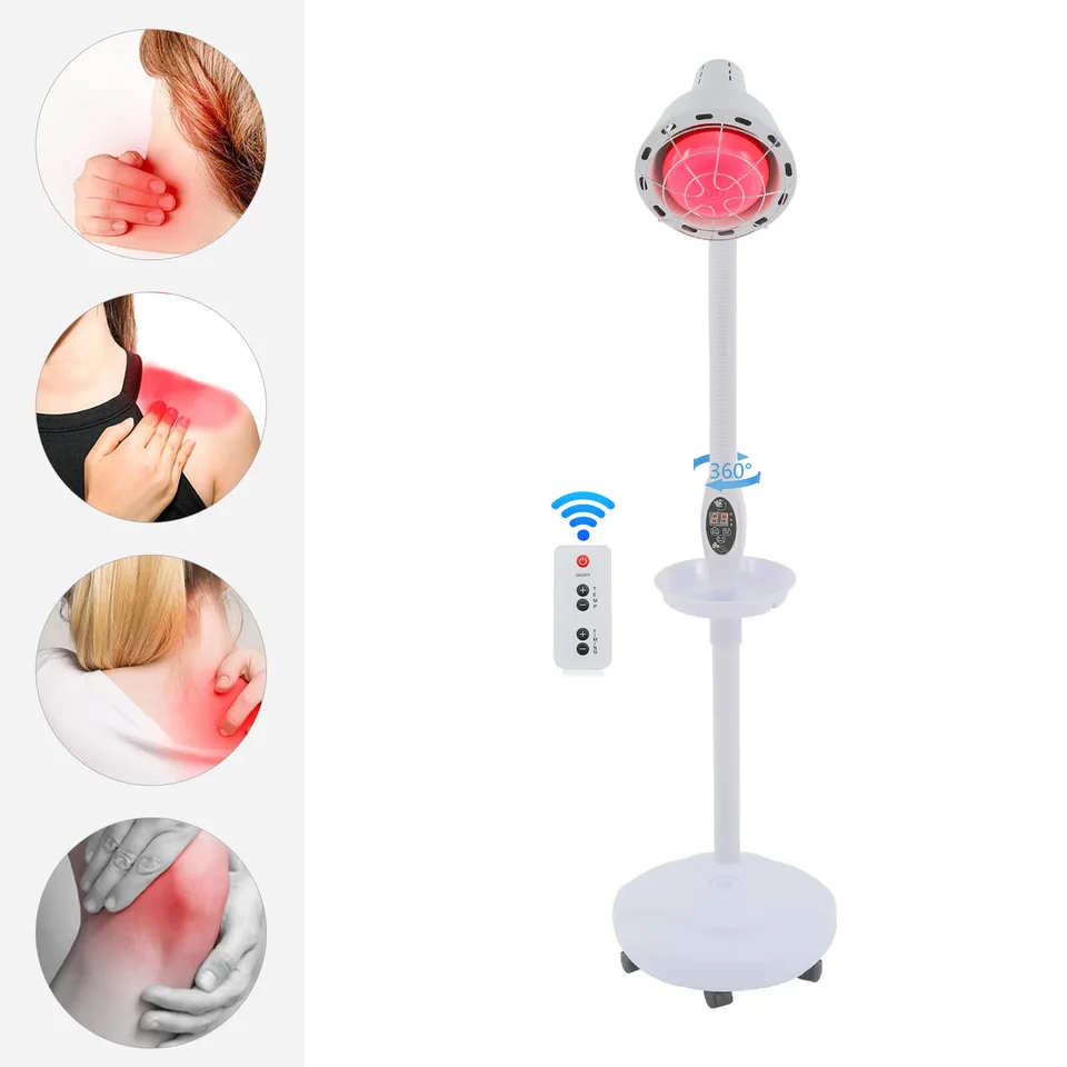 Lampe Infrarouge 275W Chauffante Lumière Rouge - Thérapie Thermique Flexible Pour Nuque, Épaules Et Douleurs