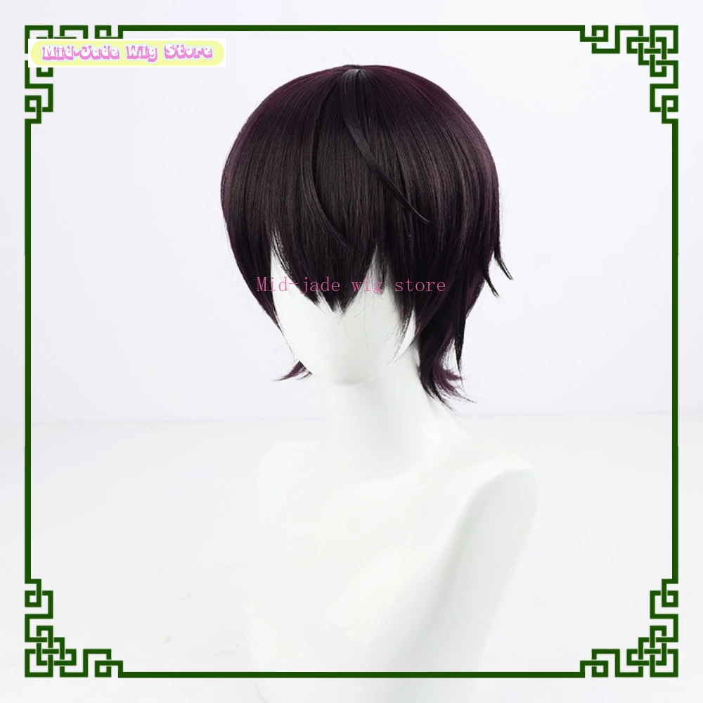 

Tachibana Toriya Cosplay Anime Game Cosplay Synthetic Heat-resistant Male Short Deep Purple Wig