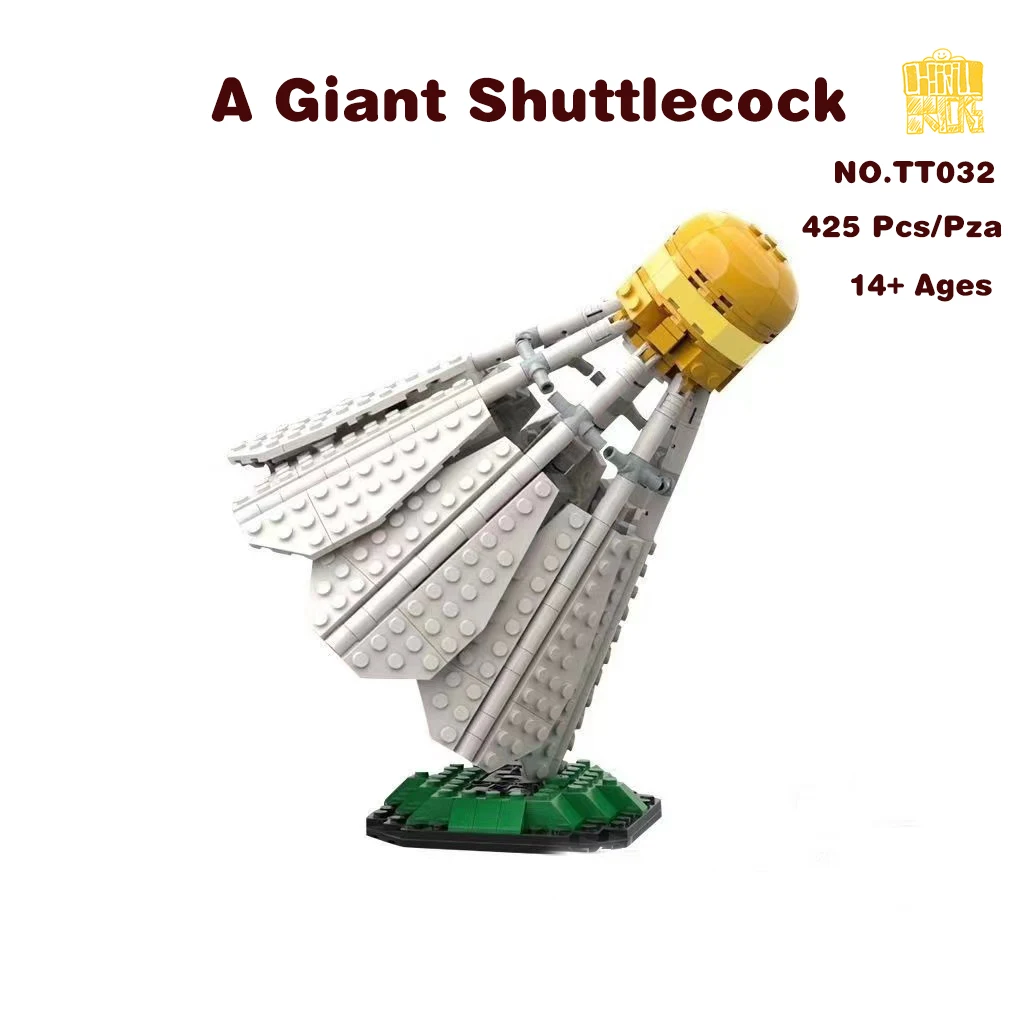 

MOC TT032 A Giant Shuttlecock Model With PDF Drawings Building Blocks Bricks Kids DIY Toys Birthday Christmas Gifts