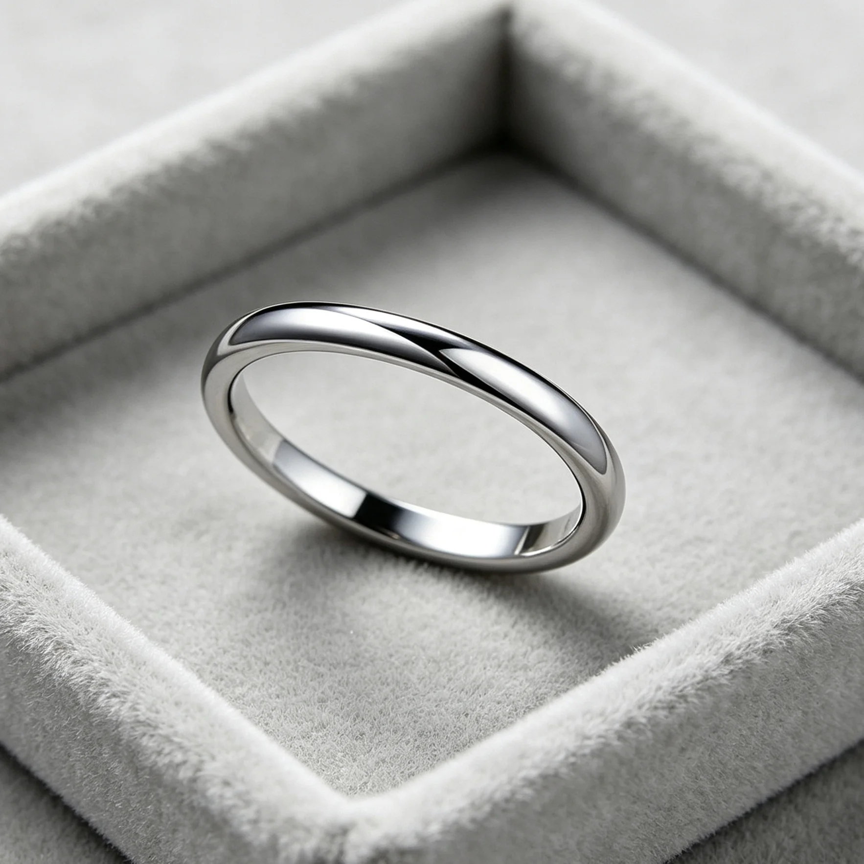 2mm Black Titanium rings for men women finger wholesale drop ship