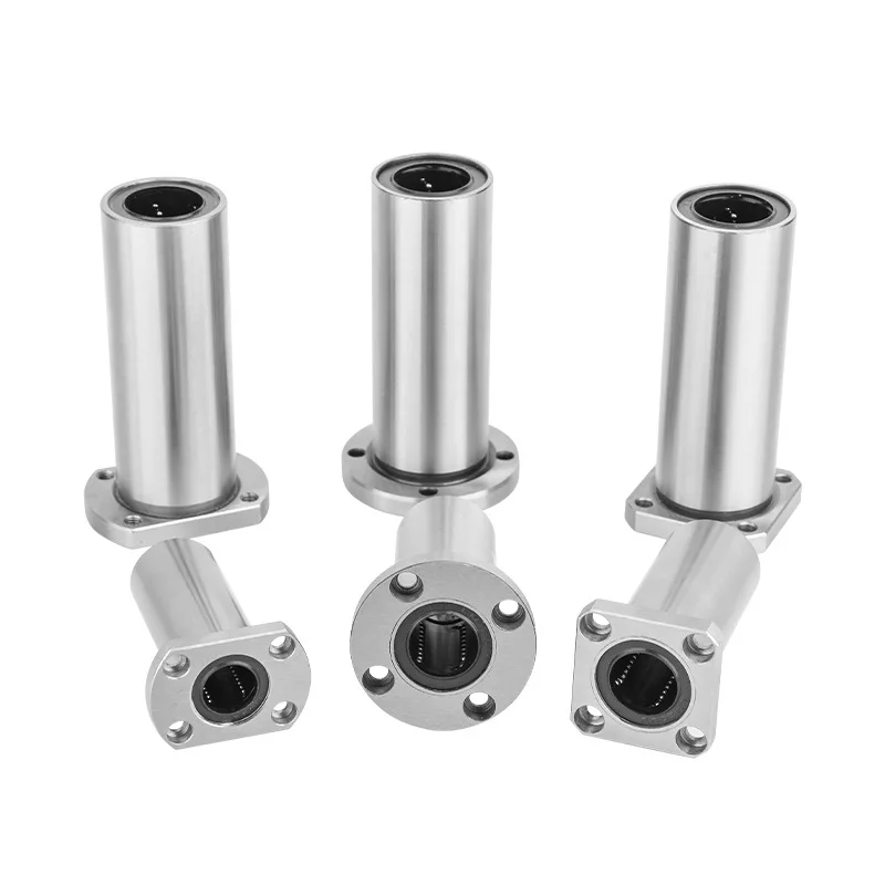 LMK/LMF/LMH bearing steel  Flange type extended linear bearing  DIY automation accessories  CNC machining parts
