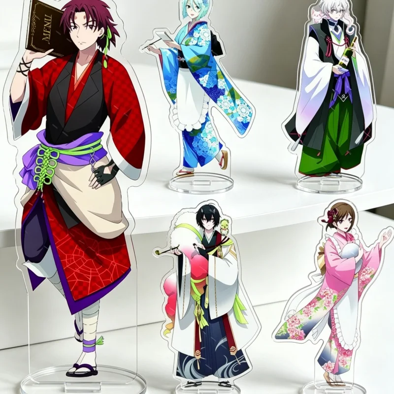 Kakuriyo Bed & Breakfast for Spirits Byakuya Acrylic Stand With Keychain Anime Collection Desktop Ornament Gift