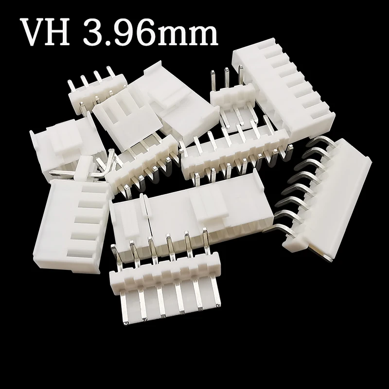 50Pcs VH 3.96 2/3/4/5/6/7/8 Pin Male Plug Female Socket Housing Terminals Wire Cable VH3.96 Connectors