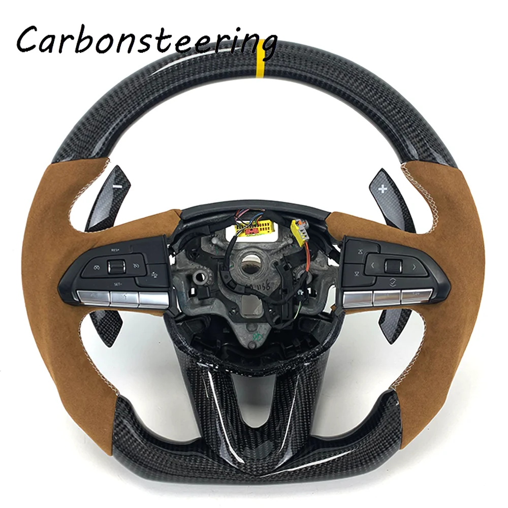 

Customzied Carbon Fiber Cars Steering Wheel for Cadillac CT4 CT5 XT5 XT4 Interest Accessories