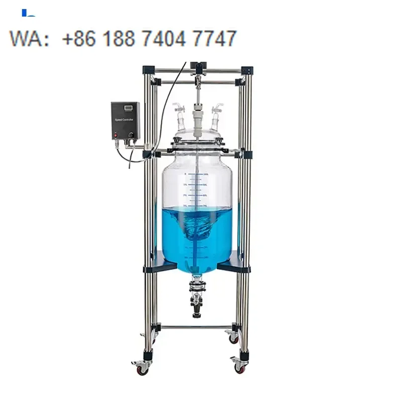 for LABOAO 50L 100L GG17 Glass Liquid Separator Liquid-Liquid Extraction Equipment