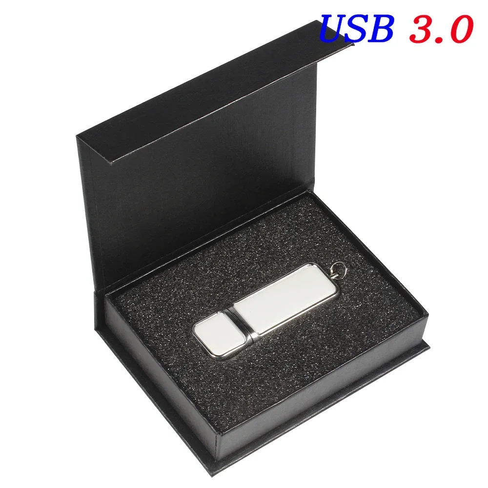 Gratis LOGO Lederen USB3.0 Flash Drive 4GB 8GB 16GB 32GB 64GB 128GB Hoge Snelheid Pen Drives Real Capaciteit Memory Stick Huwelijksgeschenken