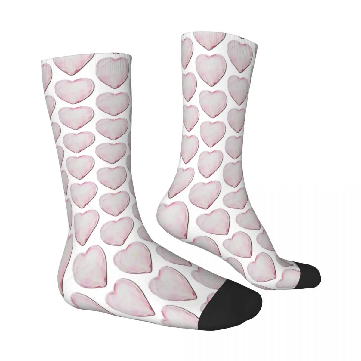 Shine Heart Socks Male Mens Women Spring Stockings Polyester