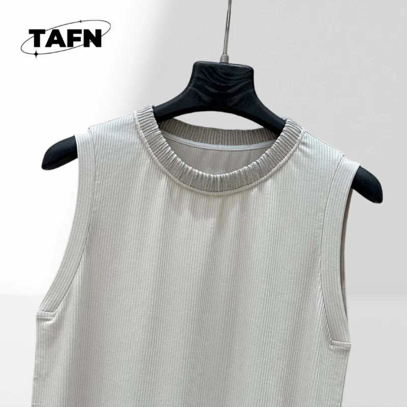 25, beliebte europäische und amerikanische Stil, fortschrittlicher Kaschmir, warme Bankett-Damenweste, Damen-Pullover-Weste, trendig, einfach