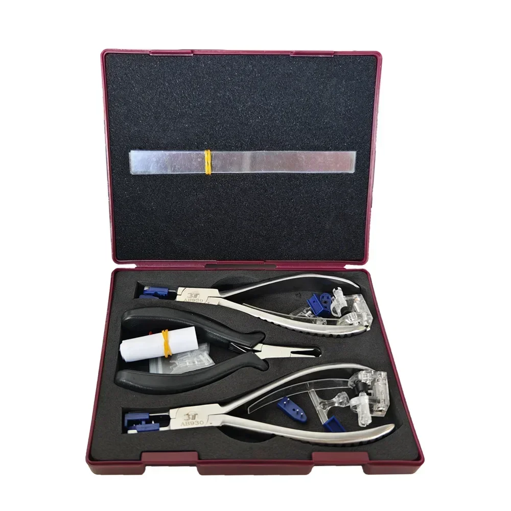 Optical Tools Rimless Disassembly Eyeglasses Repair Maintenance Pliers Set Silhouette Plier Tool Kit Optical Shop B01C