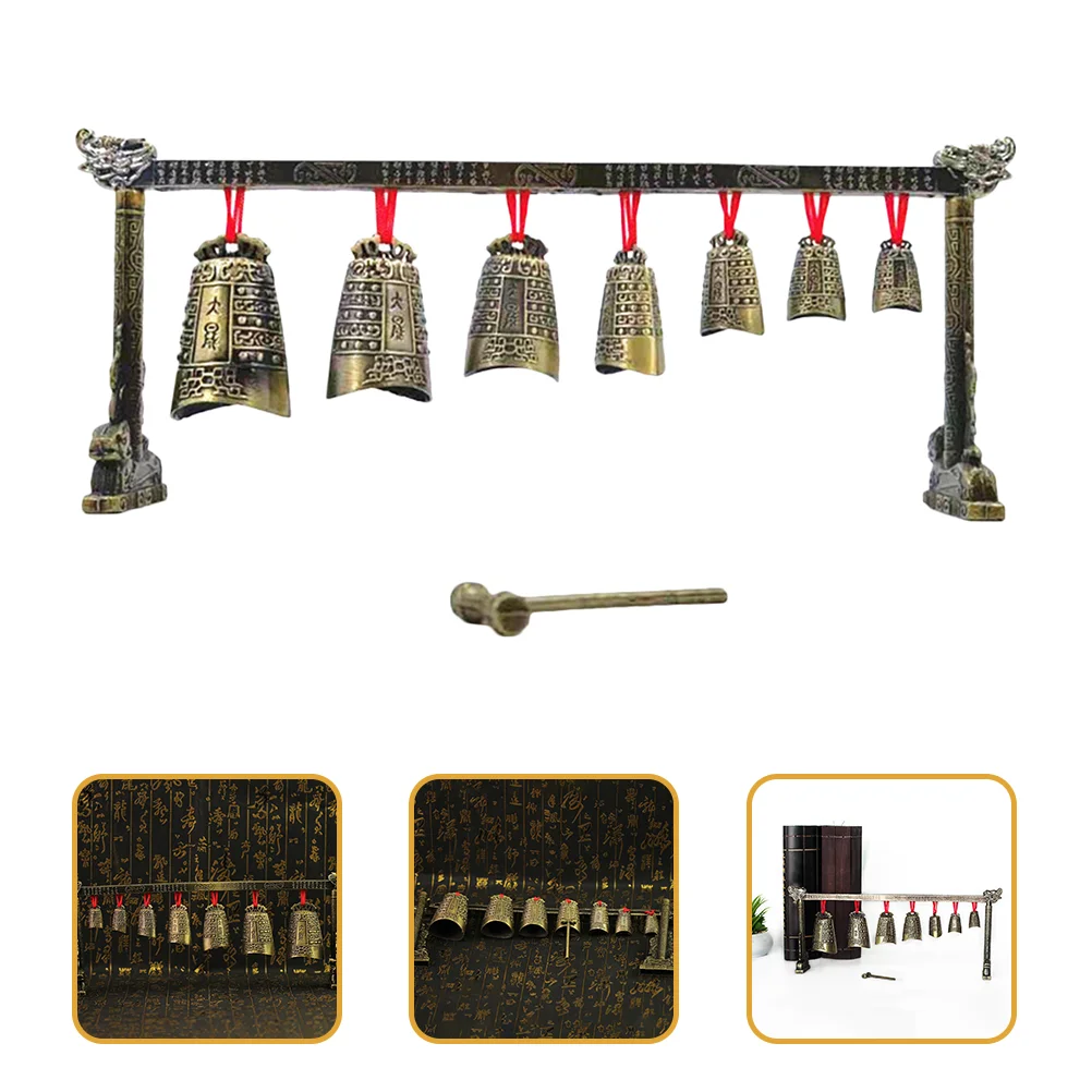 

Decor Indoor Chimes Percussion Ancient Musical Instrument Alloy Chinese Model