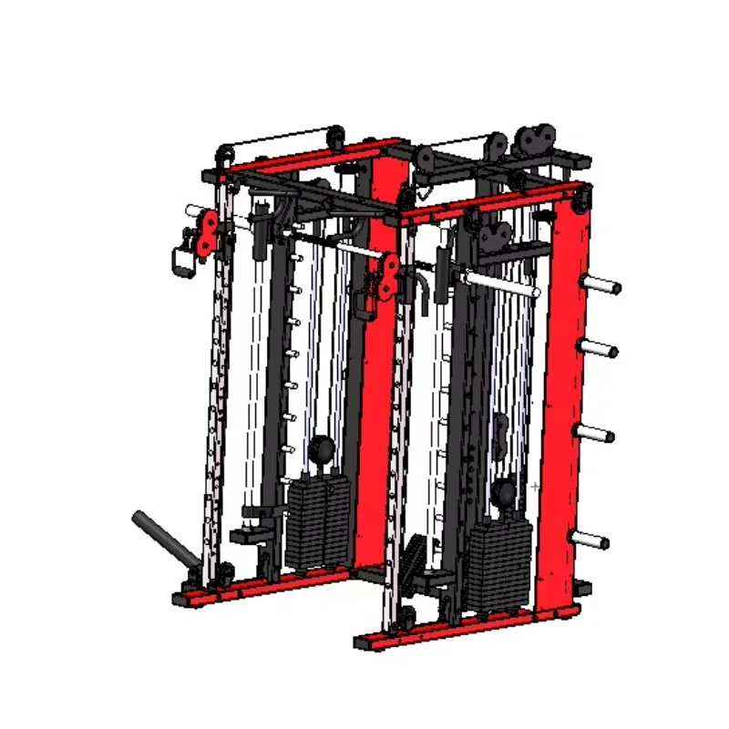 2026 Multifunctional Smith Crossover Trainer Indoor Gym Workout Machine