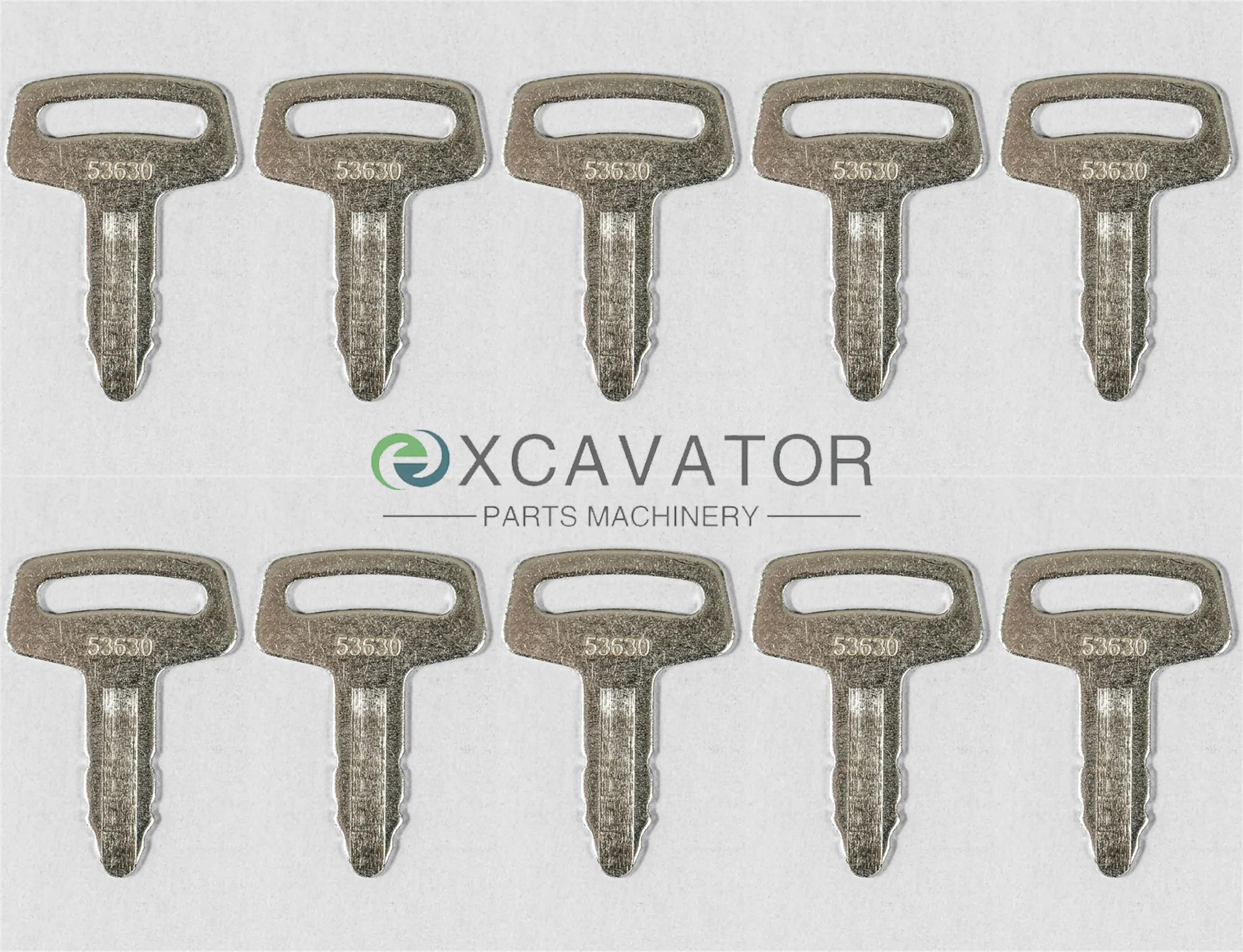 

10pc Ignition Key RC101-53630 For Kubota Excavator Construction Equipment