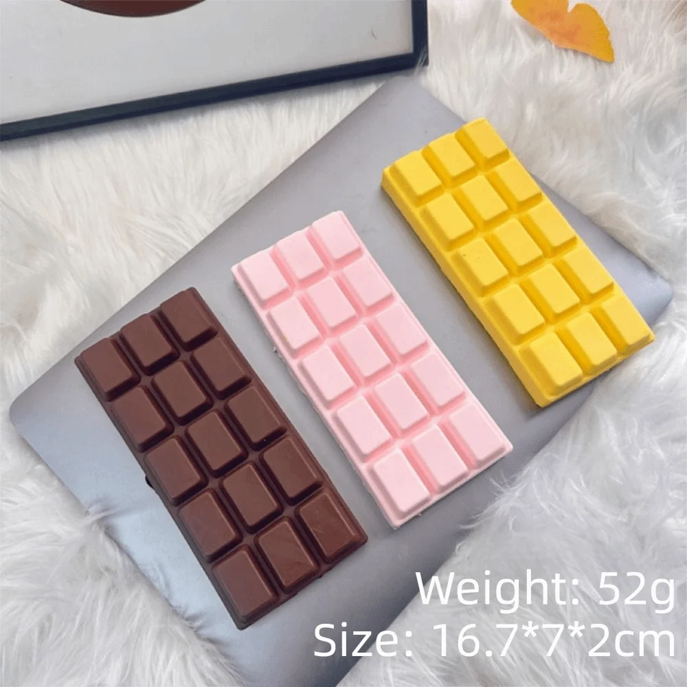 Portable Release Hand Big Chocolate Squeeze Relax Gift Stretch Chocolate Stick Squeezing Elastic Sensory Slow Rebound Squeeze