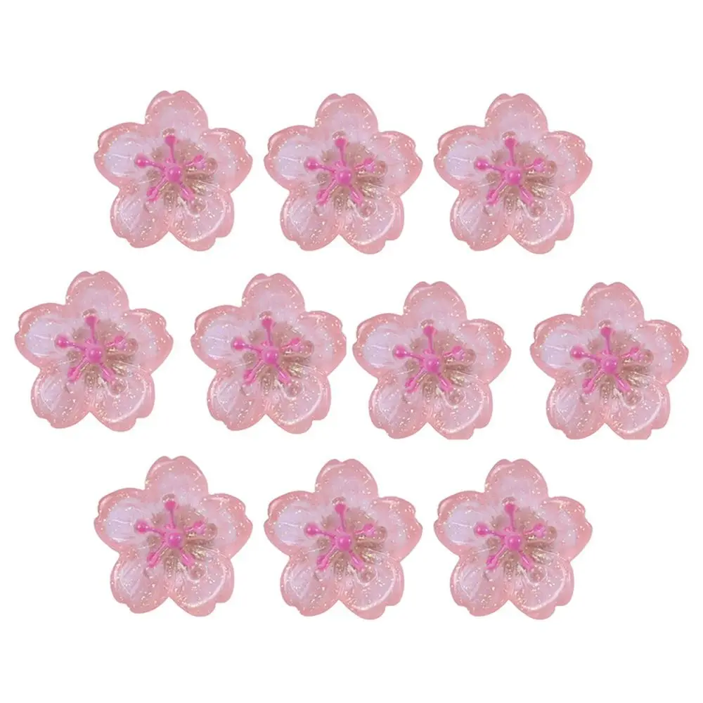 10/20/30 Pz Creativo Sakura Puntine 3D FAI DA TE Fiore Rosa Puntine con Scatola Riutilizzabili Borchie Decorative Indicatori Murali