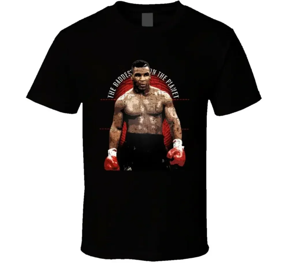 Boxing Legend Heavyweight Champion Mike Tyson Boxer T-Shirt. Summer Cotton Short Sleeve O-Neck Mens T Shirt New S-3XL