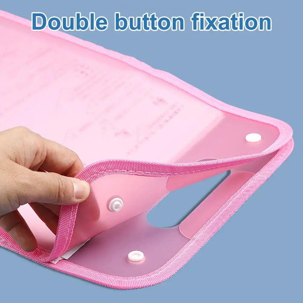 File Bag Transparent Large Capacity Waterproof Classified Storing 13 Layers Portable A4 Test Paper Storage Pouch Document Pouch