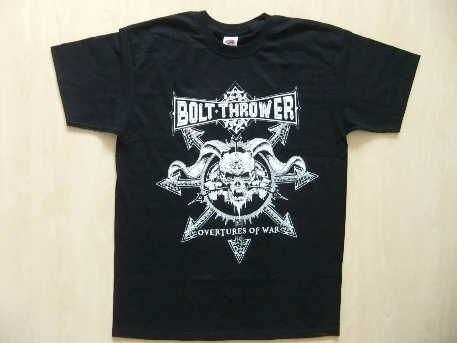 BOLT THROWER - OVERTURES OF WAR EUROPE - 2014 M ORIGINAL T-SHIRT OBITUARY