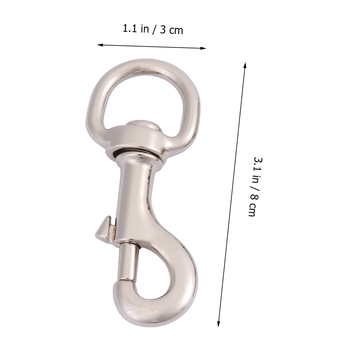 

2pcs Pet Traction Rope Buckle Durable Zinc Alloy Swivel Hook for Dog Walking Collar Harness Accessories Extendable Cat Hook Pet