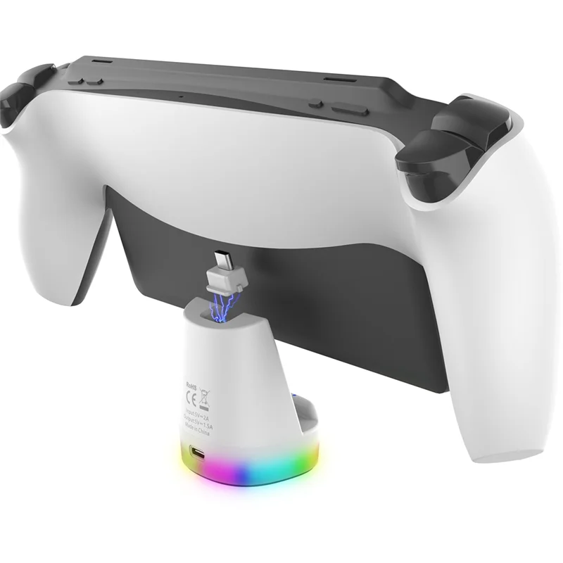 T82C Лидер продаж-Ipega Зарядная подставка Подставка для зарядки с нижней противоскользящей накладкой для PS5 Portal Белый T82C Лидер продаж-Ipega Зарядная подставка Подставка для зарядки с нижней противоскользящей накладкой для PS5 Portal Белый